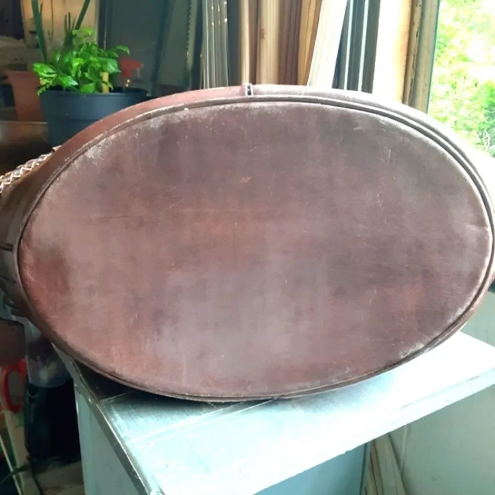 Vintage Inge Christopher Large Indonesian Leather Handbag
